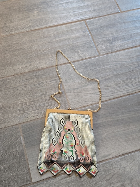 Whiting & Davis Handbags - Vintage Whiting Davis Mesh Bag 1920s Art Deco